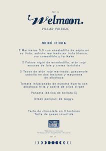 Welmoon Menú Terra